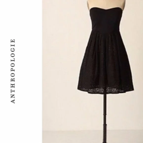 Anthropologie | Dresses | Moulinette Soeurs Anthro Eventide Black Strapless Lace Tulle Dress Sz 2 | Poshmark Anthropologie | Dresses | Moulinette Soeurs Anthro Eventide Black Strapless Lace Tulle Dress Sz 2 | Poshmark